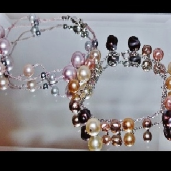 Unknown Jewelry - Diamonds N Pearls Minus The Diamonds Bracelet X 2